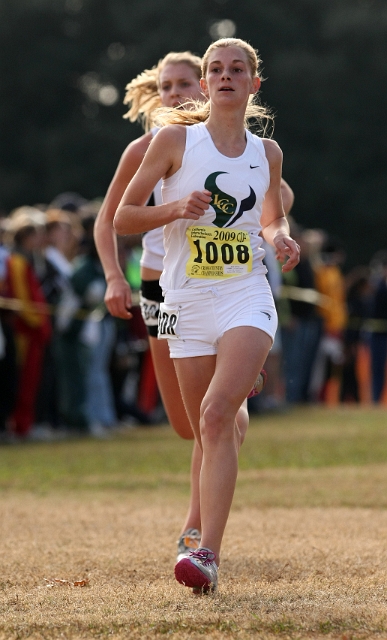 2009 CIF XC Girls D1-107.JPG - 2009 California CIF Cross Country Championships, Woodward Park, Fresno, California
